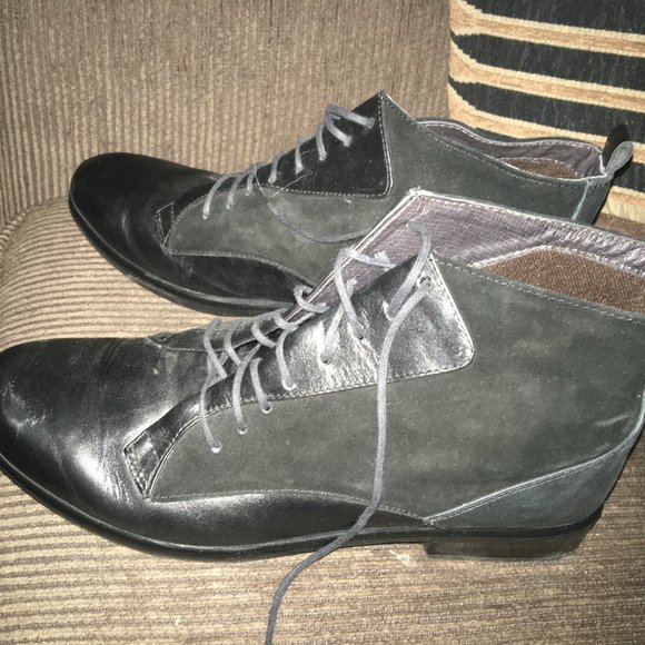 Ladies Black NOAT Ankle boots - Picture 1 of 4